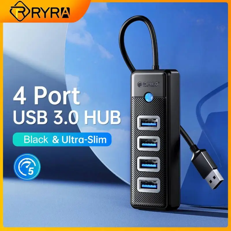4-портовый USB-разветвитель RYRA, 3,0 дюйма, 5 Гбит/с
4-портовый USB-разветвитель RYRA, 3,0 дюйма, 5 Гбит/с