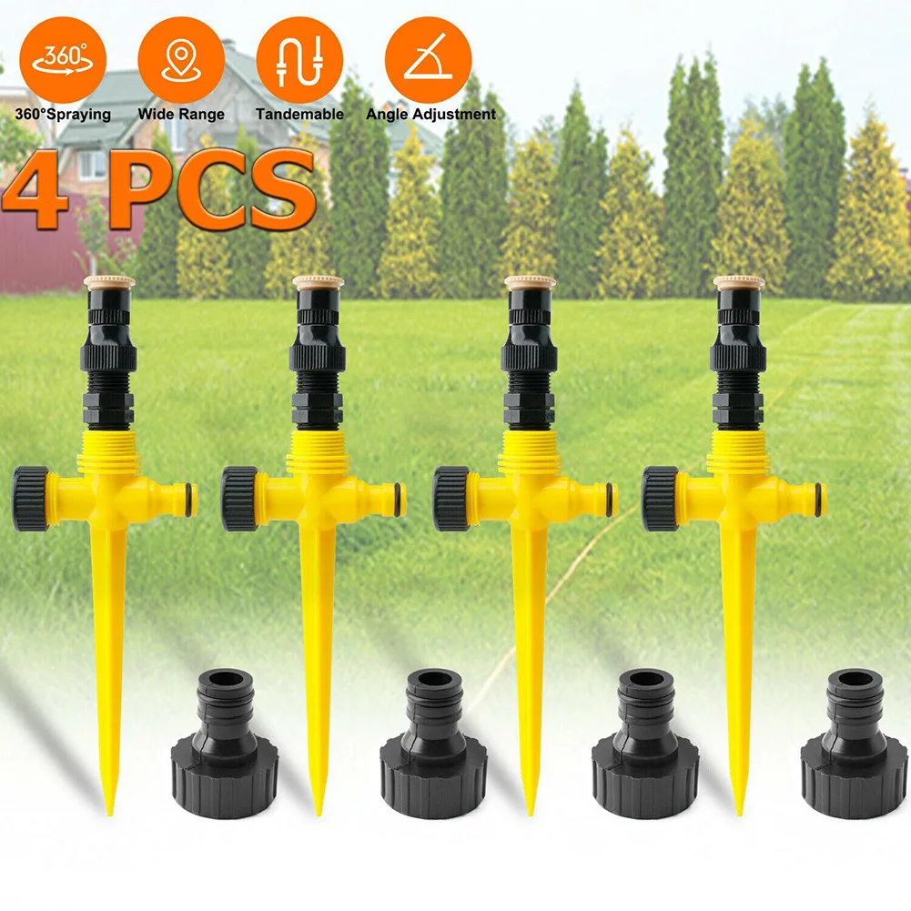 Auto Irrigation System Sprinklers Super Sprinkler 1/2/4 Pcs 3 Gears Adjustment 360° Rotation 90°-180°-360° Garden Watering
Auto Irrigation System Sprinklers Super Sprinkler 1/2/4 Pcs 3 Gears Adjustment 360° Rotation 90°-180°-360° Garden Watering