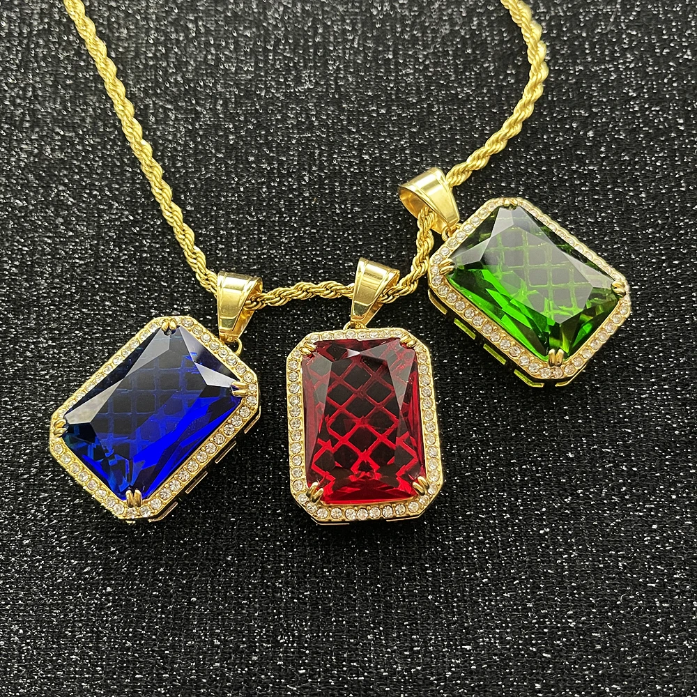 Hip hop Hot Sale Stainless Steel Stone gold color Pendant Necklaces Delicate Lovely Charm Choker men women Ins Jewelry
Hip hop Hot Sale Stainless Steel Stone gold color Pendant Necklaces Delicate Lovely Charm Choker men women Ins Jewelry