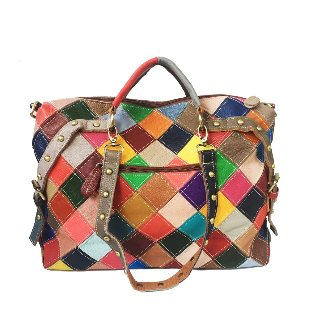 By H 2022 38CM Travel Luggage Bag Geunine Leather Shoulder Tote Patchwork Airport Bag
By H 2022 38CM Travel Luggage Bag Geunine Leather Shoulder Tote Patchwork Airport Bag