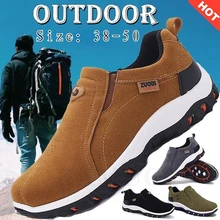 Casual Sports Mens Shoes Outdoor Hiking Camping Lightweight Large Size Running Jogging Non-Slip Loafers Hiking Shoes