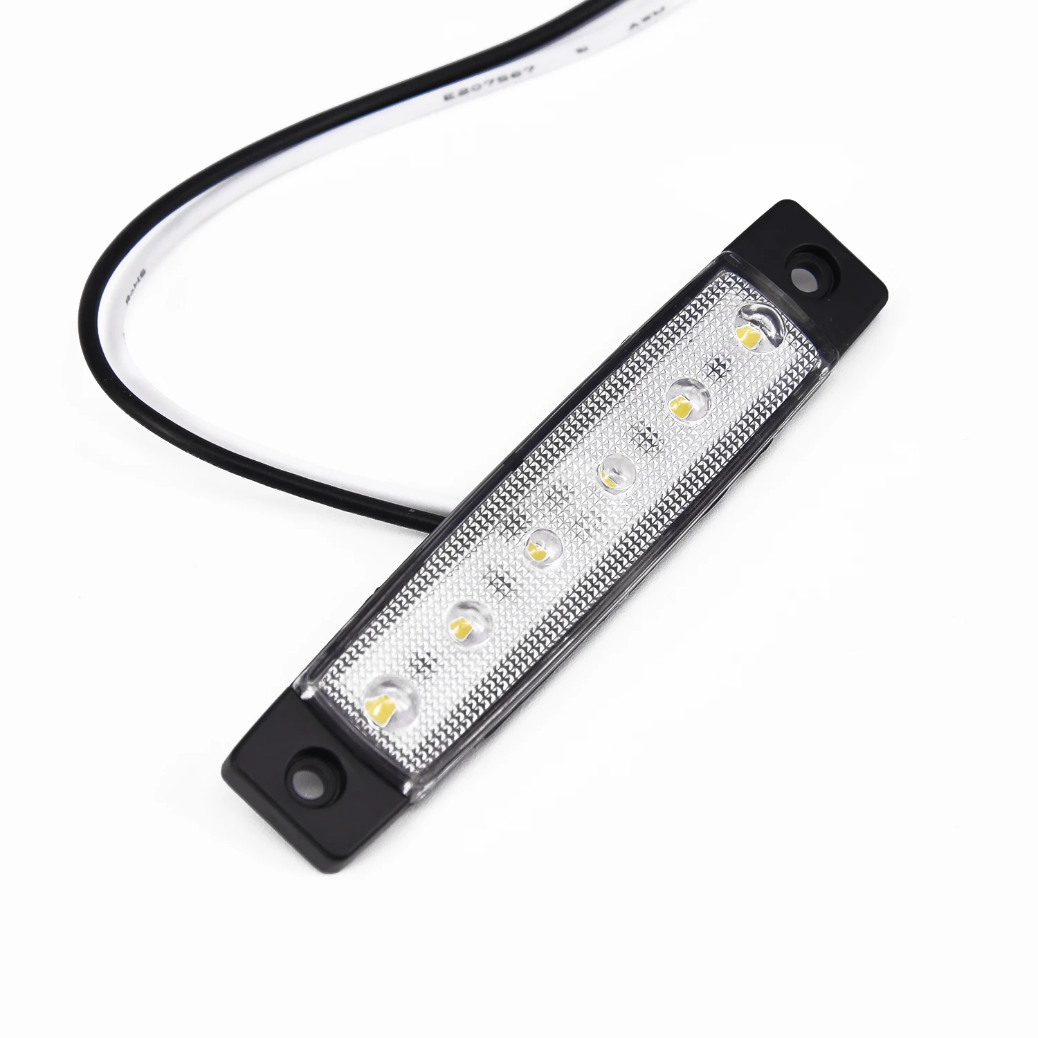 1X 12V 6-LED Side Marker Light White For Trailer Boat BUS Indicator RV Lamp Practical Bright Car Truck Lighting Lamp Parts
1X 12V 6-LED Side Marker Light White For Trailer Boat BUS Indicator RV Lamp Practical Bright Car Truck Lighting Lamp Parts