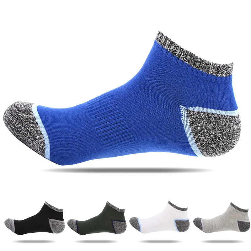 5 pairs Four Seasons New Socks Men's Cotton Boat Socks Sports Socks Sweat-absorbing Breathable Basketball Socks
5 pairs Four Seasons New Socks Men's Cotton Boat Socks Sports Socks Sweat-absorbing Breathable Basketball Socks