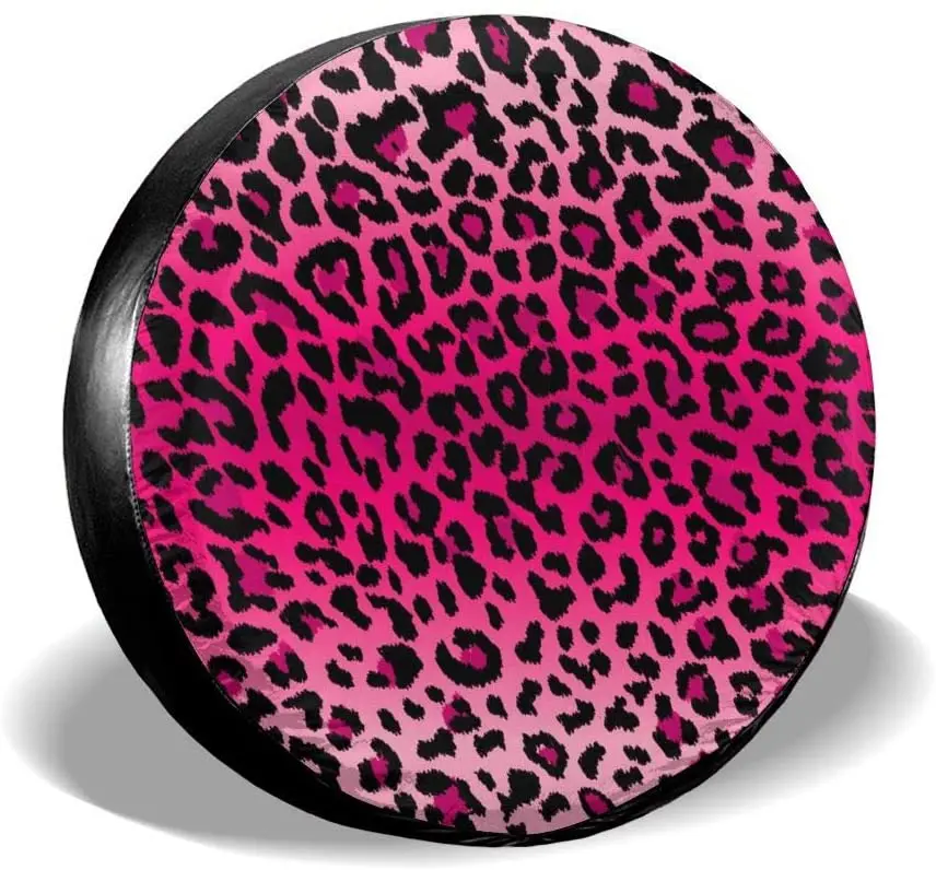 Pink Leopard Print Spare Tire Cover Waterproof Dust-Proof UV Sun Wheel Tire Cover Fit for Jeep,Trailer, RV, SUV
Pink Leopard Print Spare Tire Cover Waterproof Dust-Proof UV Sun Wheel Tire Cover Fit for Jeep,Trailer, RV, SUV