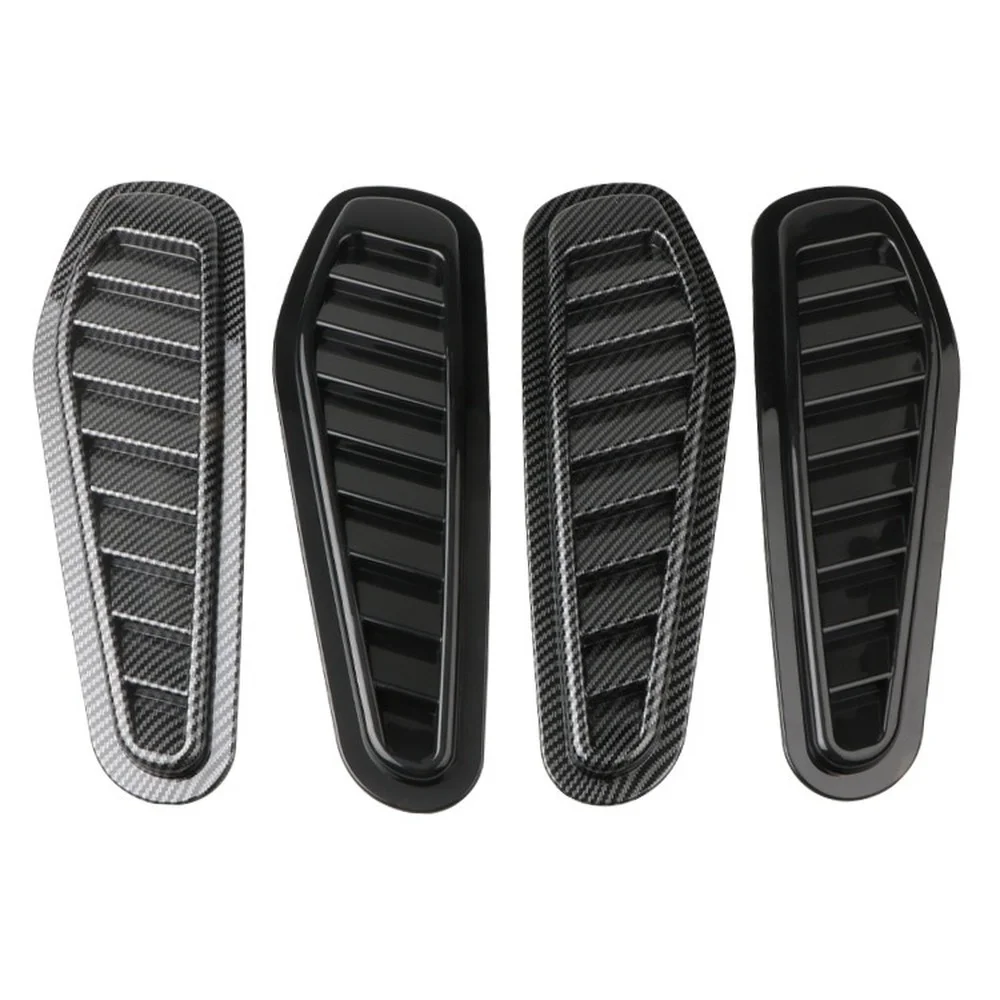 2Pcs Carbon Fiber Style Car Air Flow Intake Decorative Scoop Bonnet Vent Hood Cover Universal
2Pcs Carbon Fiber Style Car Air Flow Intake Decorative Scoop Bonnet Vent Hood Cover Universal