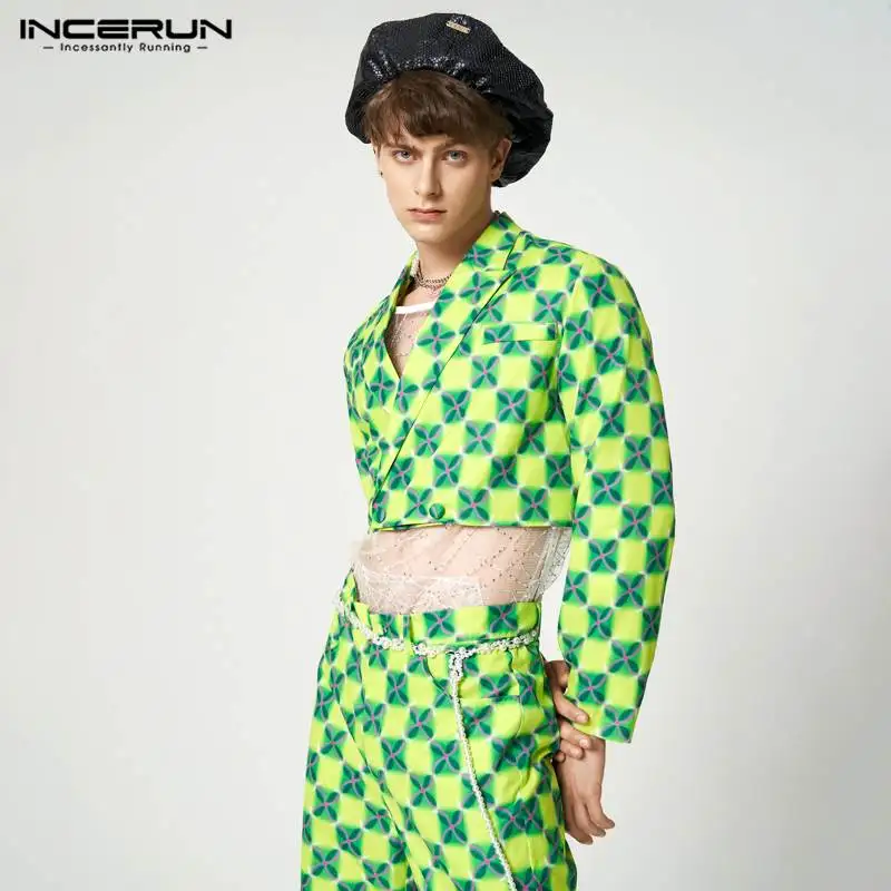 INCERUN Fashion Men Blazer Printing Lapel Long Sleeve 2022 Personality Casual Crop Suits Men Button Streetwear Thin Coats S-5XL
INCERUN Fashion Men Blazer Printing Lapel Long Sleeve 2022 Personality Casual Crop Suits Men Button Streetwear Thin Coats S-5XL