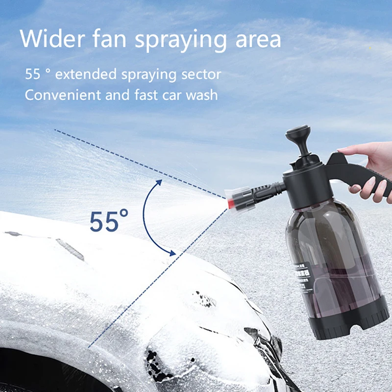 2L Foam Sprayer Car Wash Hand-held Foam Watering Can Air Pressure Sprayer Plastic Water Bottle Car Cleaning Tools
2L Foam Sprayer Car Wash Hand-held Foam Watering Can Air Pressure Sprayer Plastic Water Bottle Car Cleaning Tools
