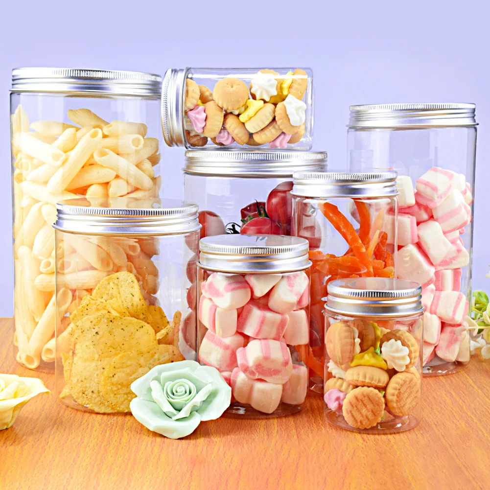 Empty Clear Plastic Jars With Lids Set Wide Mouth Bottle Airtight Container For Dry Food Nuts Honey Jam Slime Crafts
Empty Clear Plastic Jars With Lids Set Wide Mouth Bottle Airtight Container For Dry Food Nuts Honey Jam Slime Crafts