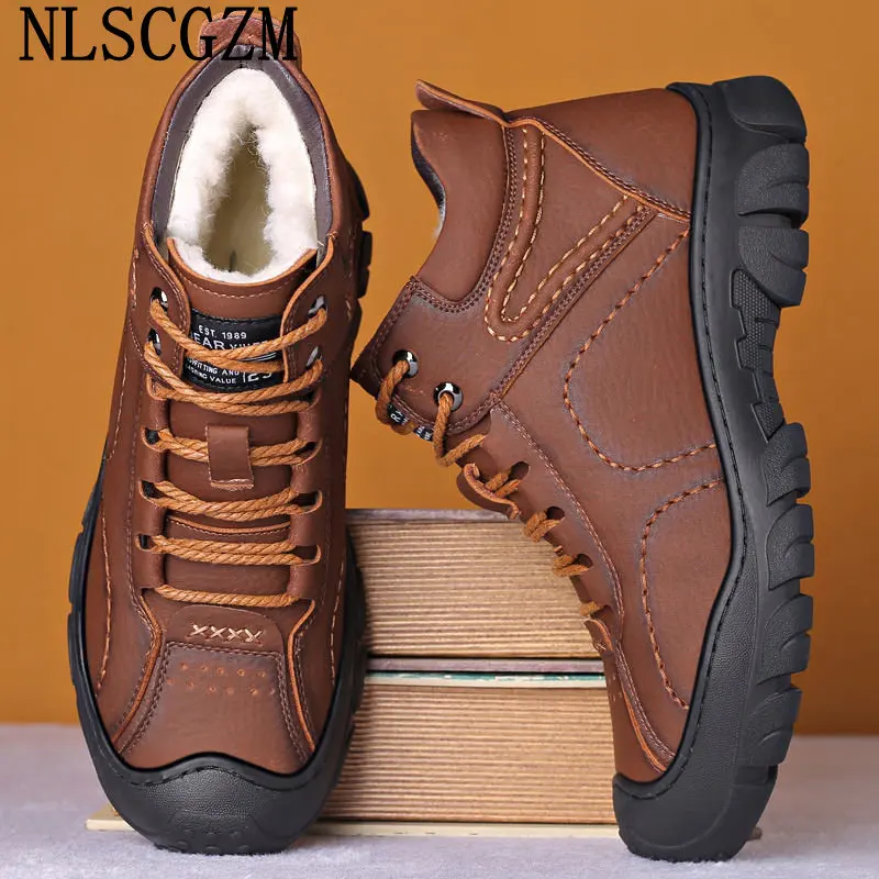 Snow Boots Leather Shoes for Men Casuales Winter Boots for Men Stivali Casual Shoes for Men Ankle Boots зимние кроссовки мужские
Snow Boots Leather Shoes for Men Casuales Winter Boots for Men Stivali Casual Shoes for Men Ankle Boots зимние кроссовки мужские