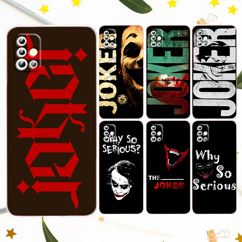 Cool Art Joker Movie For Samsung A53 A73 A72 A51 A41 A70 A50 A40 A30 S A20 A20E A10 A01 A8 A7 A6 A5 Transparent Phone Case
Cool Art Joker Movie For Samsung A53 A73 A72 A51 A41 A70 A50 A40 A30 S A20 A20E A10 A01 A8 A7 A6 A5 Transparent Phone Case
