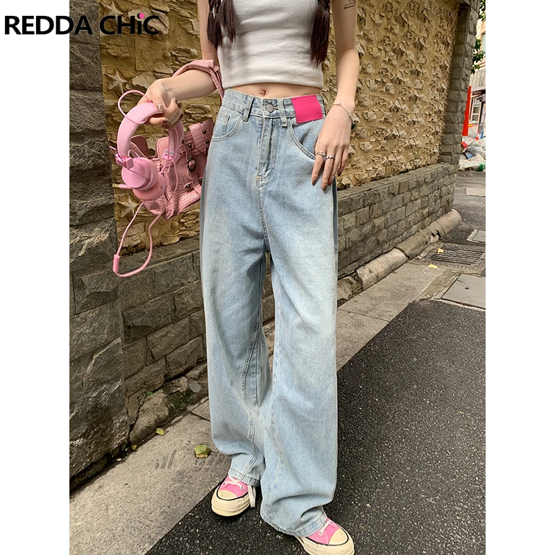 ReddaChic Designer Boyfriend Jeans Women Streetwear High Waist Baggy Hiphop Sweatpants Teen Girl Korean Style Oversize Y2k Cloth
ReddaChic Designer Boyfriend Jeans Women Streetwear High Waist Baggy Hiphop Sweatpants Teen Girl Korean Style Oversize Y2k Cloth