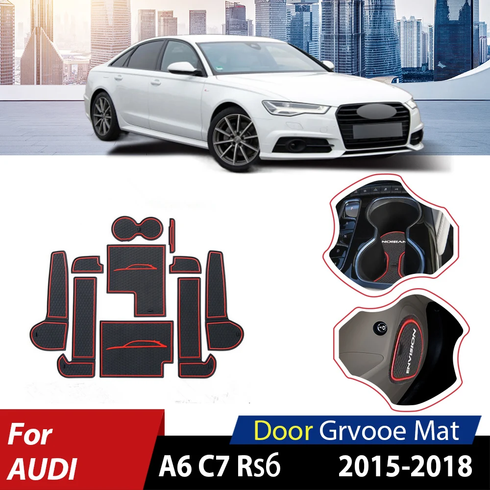 Car Door Groove Mat For Audi A6 C7 A6 RS6 S6 S line RS 6 2018-2015 Accessories Interior Anti-Slip Rubber Cup Cushion Mat 2016
Car Door Groove Mat For Audi A6 C7 A6 RS6 S6 S line RS 6 2018-2015 Accessories Interior Anti-Slip Rubber Cup Cushion Mat 2016