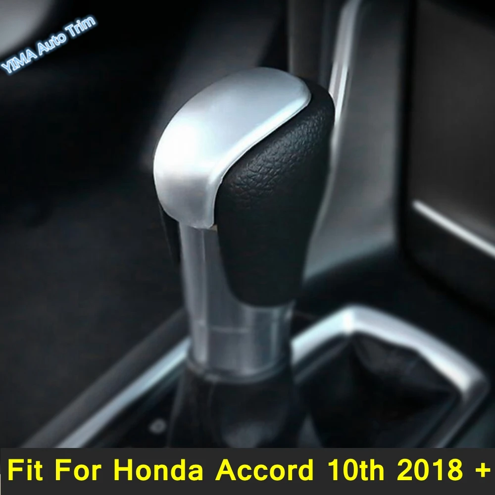 

Автомобильный Стайлинг Lapetus, ручка переключения передач, наклейки, обшивка, матовый/углеродное волокно, подходит для Honda Accord 10 2018 - 2022 ABS