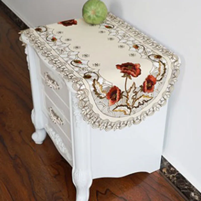 Lace Tablecloth 40*85cm Home Mat Embroidered Table Cloth Floral Ornament Party Vintage DecorationDining Useful
Lace Tablecloth 40*85cm Home Mat Embroidered Table Cloth Floral Ornament Party Vintage DecorationDining Useful