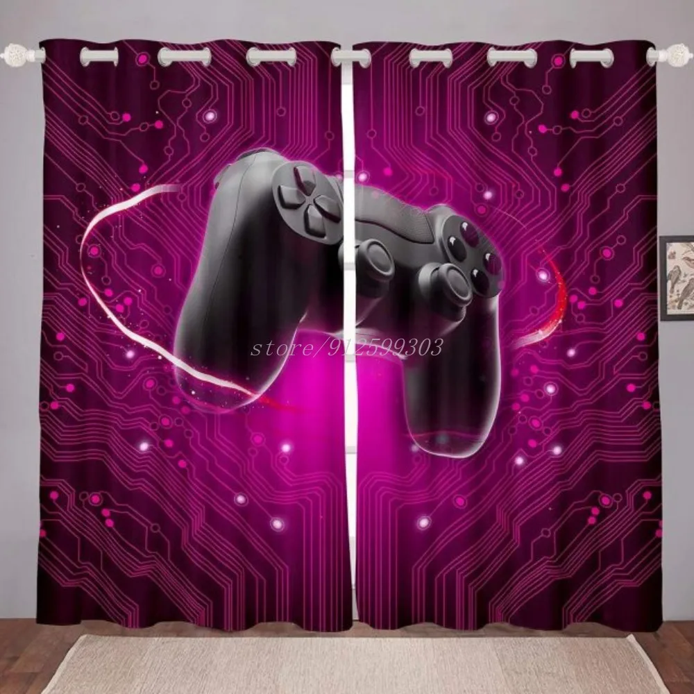 Gamepad Window Drapes Boys Gamer Curtains Teens Blue Red Video Game Window Treatments for Kid Child Bedroom Living Room Cortinas
Gamepad Window Drapes Boys Gamer Curtains Teens Blue Red Video Game Window Treatments for Kid Child Bedroom Living Room Cortinas