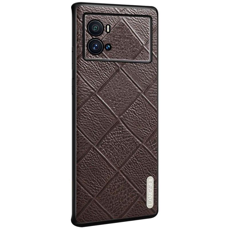 

Hot Sales Luxury Genuine Leather Rhombus Grain Cell Phone Cases For Vivo Iqoo 9 8 7 5 Qioo9 Iqoo8 Iqoo7 Iqoo5 Pro Cover Cases