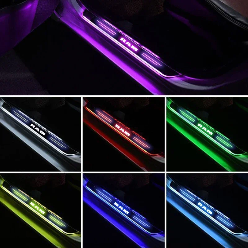 Светодиодный порог приветствия педали проход атмосферная лампа для Dodge Durango