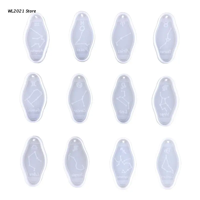 Constellation Keychain Mold Silicone DIY Making Tool for Jewelry Making Pendant
Constellation Keychain Mold Silicone DIY Making Tool for Jewelry Making Pendant