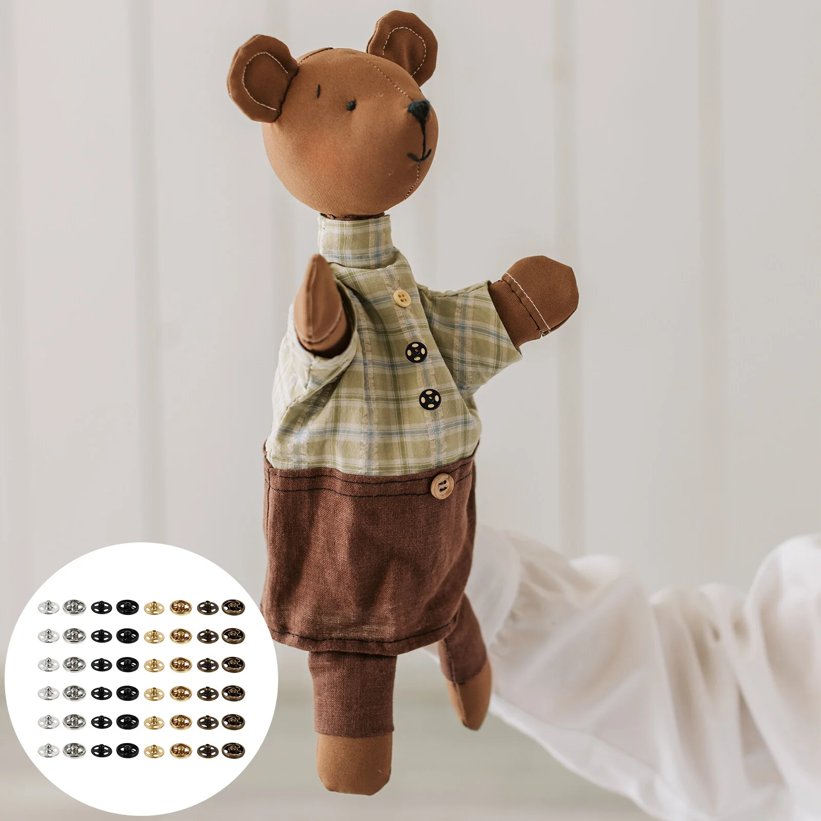 40 Pcs Jeans DIY Mini Buttons Rivets Toy Replacement Stainless Steel Decorative Child Costume Kids
40 Pcs Jeans DIY Mini Buttons Rivets Toy Replacement Stainless Steel Decorative Child Costume Kids