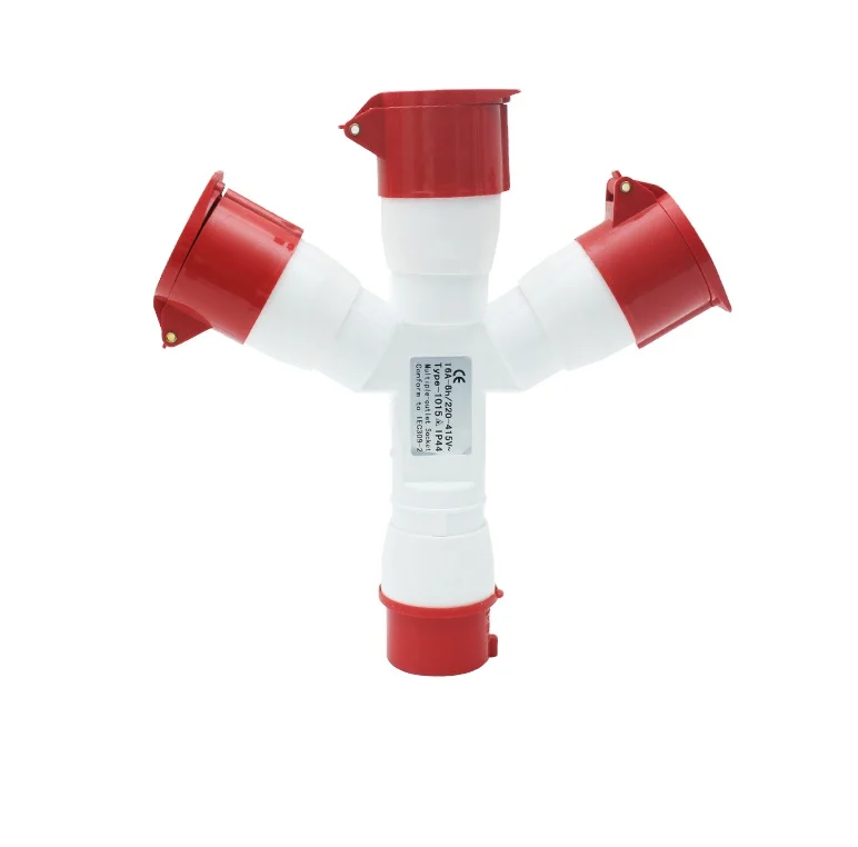 Industrial waterproof indoor and outdoor multi-function universal cold and heat resistant three-way five-core 32A plug socket
Industrial waterproof indoor and outdoor multi-function universal cold and heat resistant three-way five-core 32A plug socket