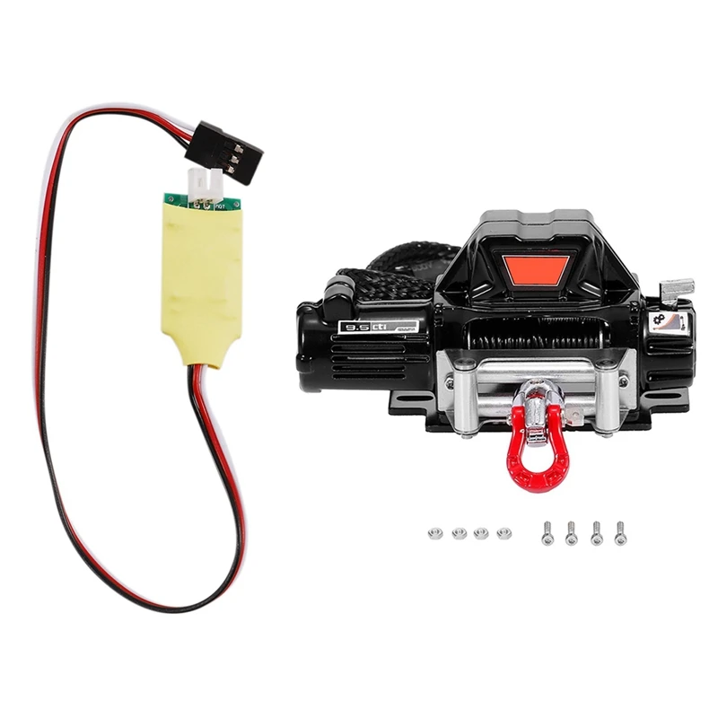 Winch 3 Ways Remote Controller Receiver Cable With RC Car Metal Steel Wire Automatic Simulated Winch
Winch 3 Ways Remote Controller Receiver Cable With RC Car Metal Steel Wire Automatic Simulated Winch