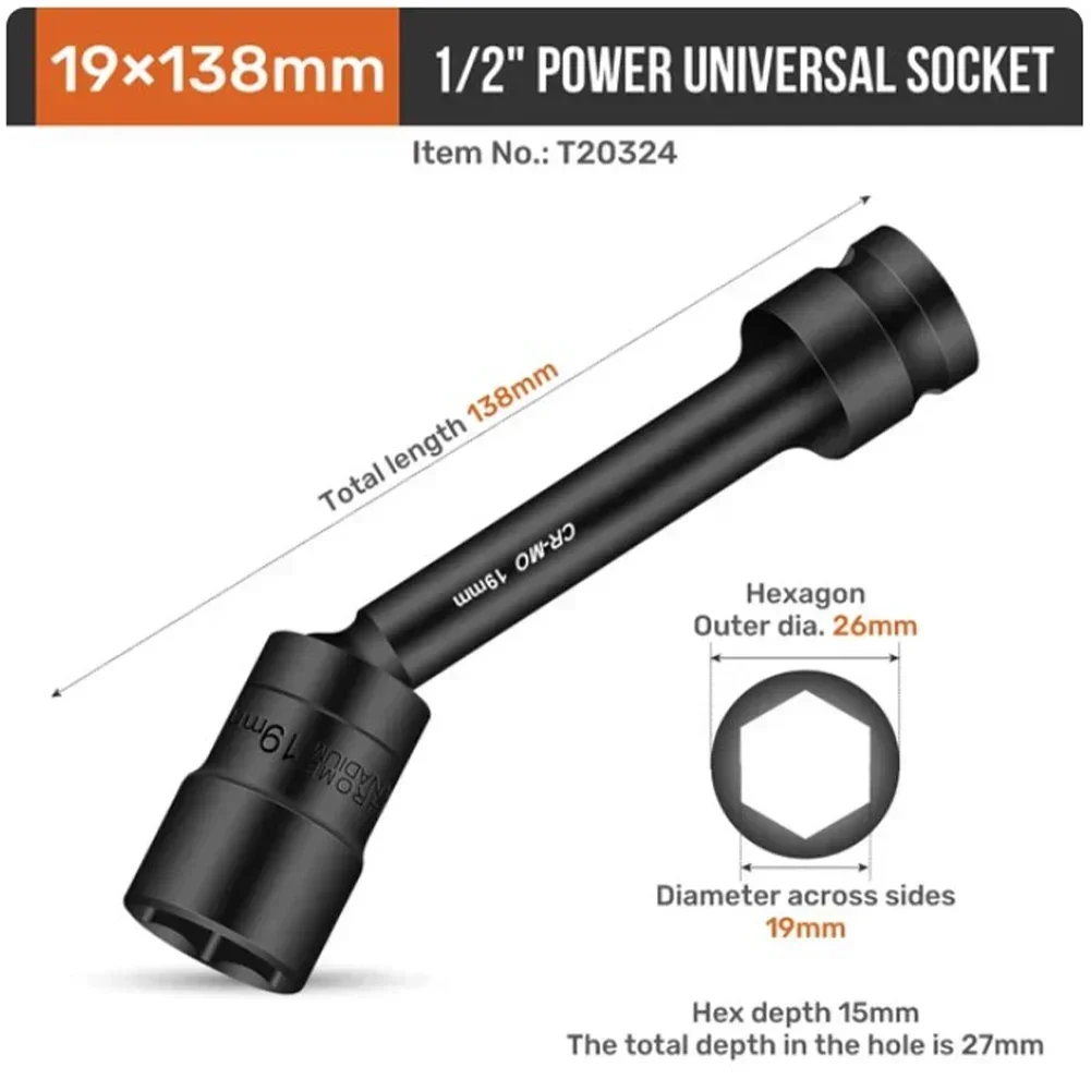 Ударный поворотный адаптер Cr-Mo 12-19 мм
Ударный поворотный адаптер Cr-Mo 12-19 мм