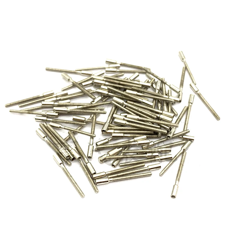 100Pcs Watch Stem Stainless Steel Extension Extender 0.9mm Pole Kit Wristwatch Winding Rod Bar For Watch Repair Tool parts
100Pcs Watch Stem Stainless Steel Extension Extender 0.9mm Pole Kit Wristwatch Winding Rod Bar For Watch Repair Tool parts