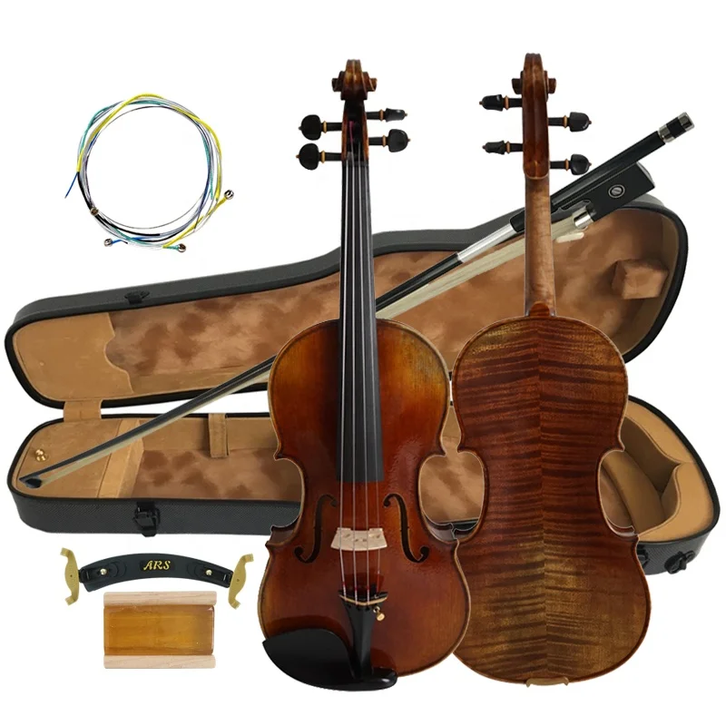 

Free Shipping Musical instrument manufacturer cheap handmade violin made in China HVA08B