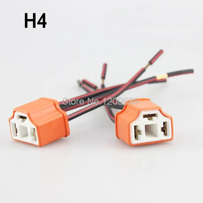 H4 9003 HB2 Ceramic Wire Harness Sockets for Car Headlight Fog Light 
H4 9003 HB2 Ceramic Wire Harness Sockets for Car Headlight Fog Light