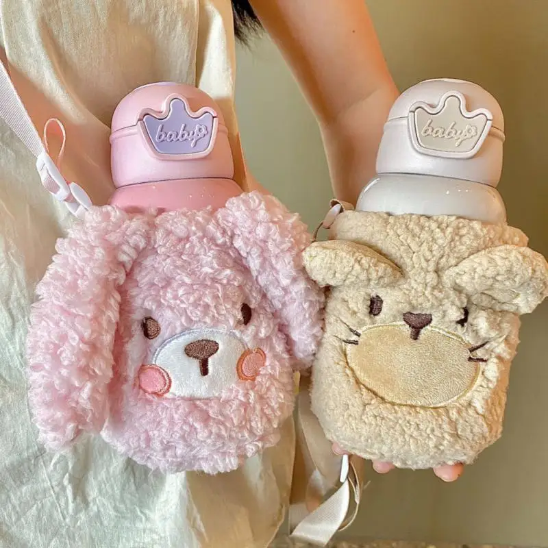 Large Capacity Portable Student Straw Cup 500ml Plush Cup Cover Thermos Cup Insulation Double Cover Children's Cup Water Bottle
Large Capacity Portable Student Straw Cup 500ml Plush Cup Cover Thermos Cup Insulation Double Cover Children's Cup Water Bottle