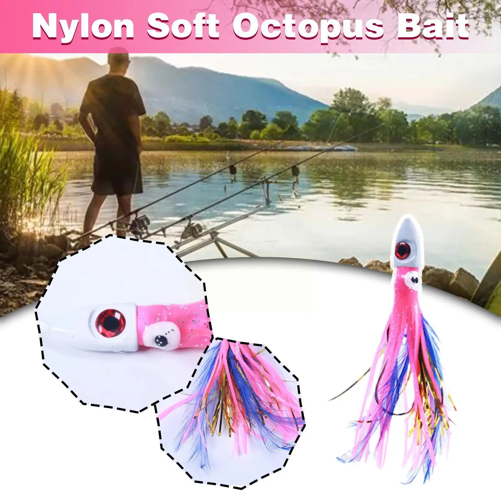 13cm/18g Realistic Boat Fishing Lure Octopus Shape Hook Lure Octopus Bait Reusable Fishing Crank Bait Fishing Portable S7M8
13cm/18g Realistic Boat Fishing Lure Octopus Shape Hook Lure Octopus Bait Reusable Fishing Crank Bait Fishing Portable S7M8