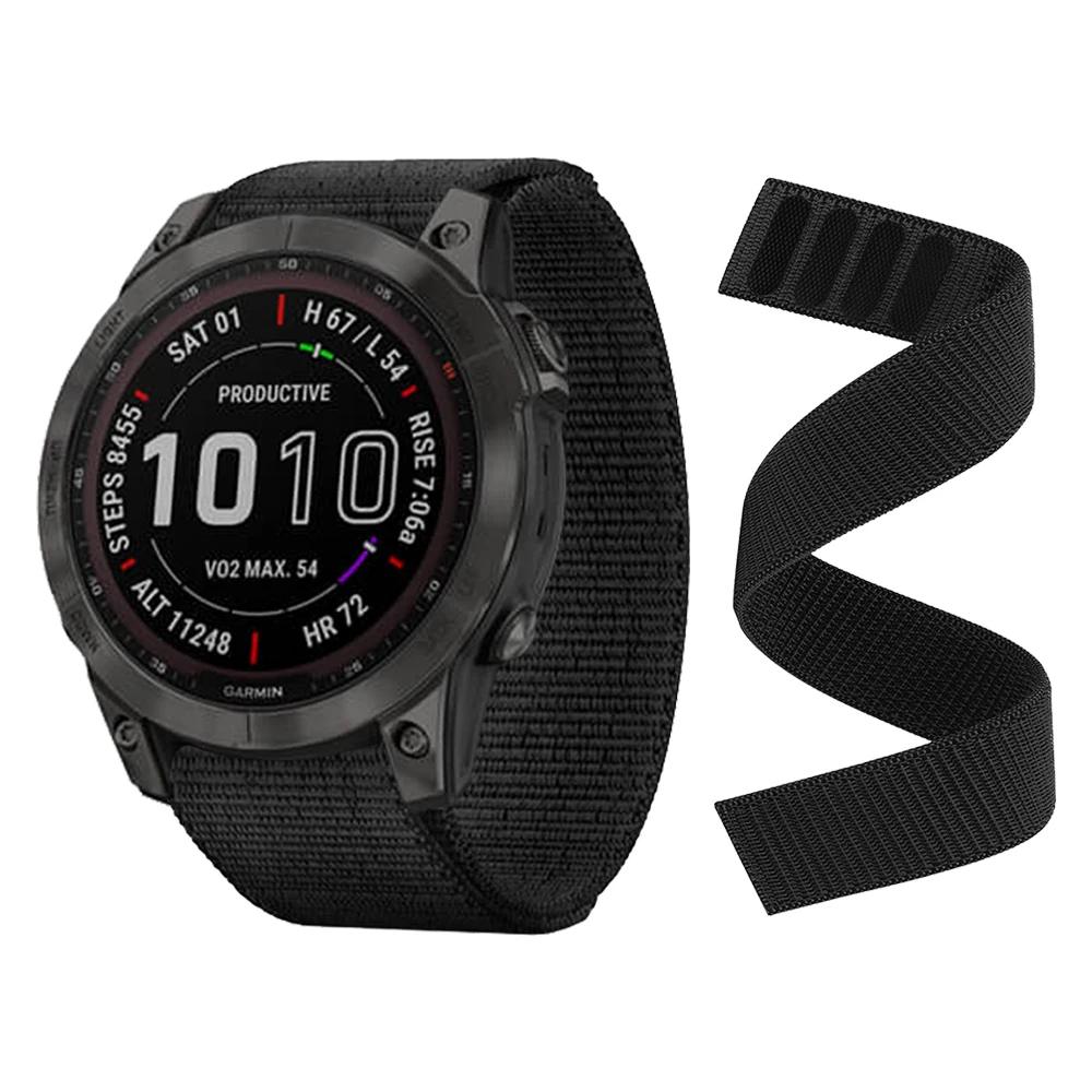 20mm 22mm 26mm Hook Loop Nylon Strap For Garmin Fenix 7X 7S Band Fenix 6 6S 6X Pro 5X Plus/Enduro/MK2i/Forerunner 745 Epix band
20mm 22mm 26mm Hook Loop Nylon Strap For Garmin Fenix 7X 7S Band Fenix 6 6S 6X Pro 5X Plus/Enduro/MK2i/Forerunner 745 Epix band