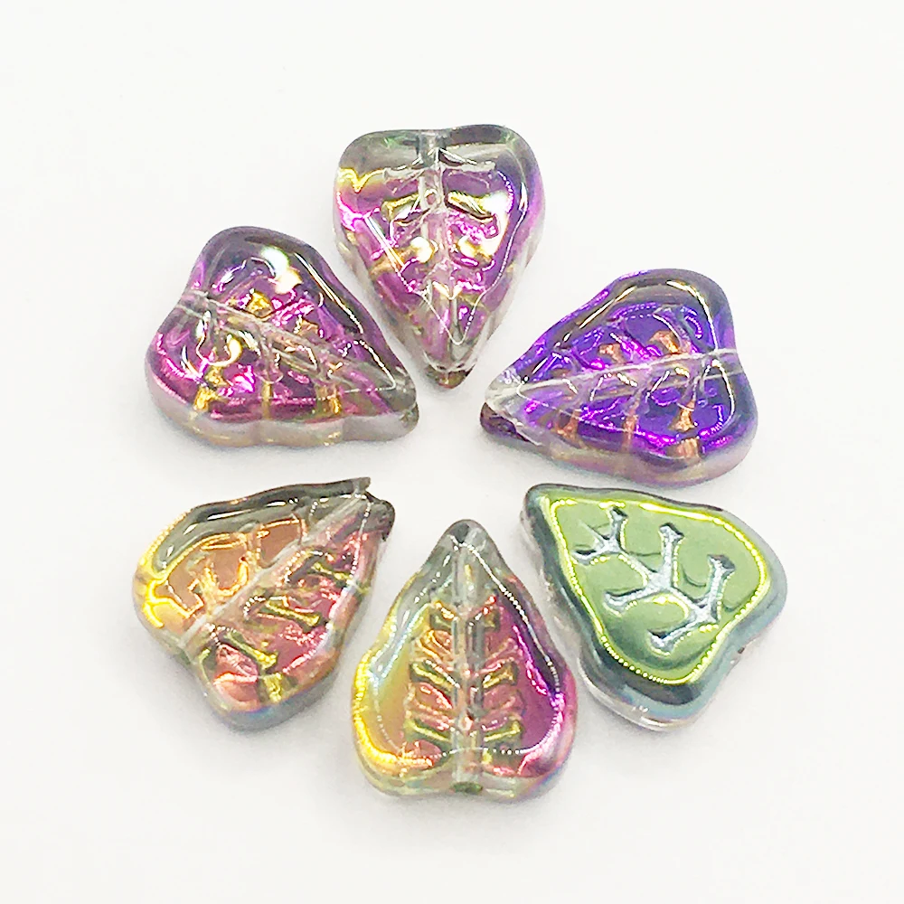 20PCS 8X10MM Leaves Colorful Electroplated Crystal Glass Beads For DIY Jewelry Earrings Necklace Bracelet Making Accessories
20PCS 8X10MM Leaves Colorful Electroplated Crystal Glass Beads For DIY Jewelry Earrings Necklace Bracelet Making Accessories