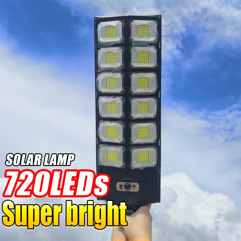 Super Powerful Solar Light Outdoor WIth Motion Sensor Super Bright Solar Street Lamps 720LED Rhargeable Garden Illumination Lamp
Super Powerful Solar Light Outdoor WIth Motion Sensor Super Bright Solar Street Lamps 720LED Rhargeable Garden Illumination Lamp