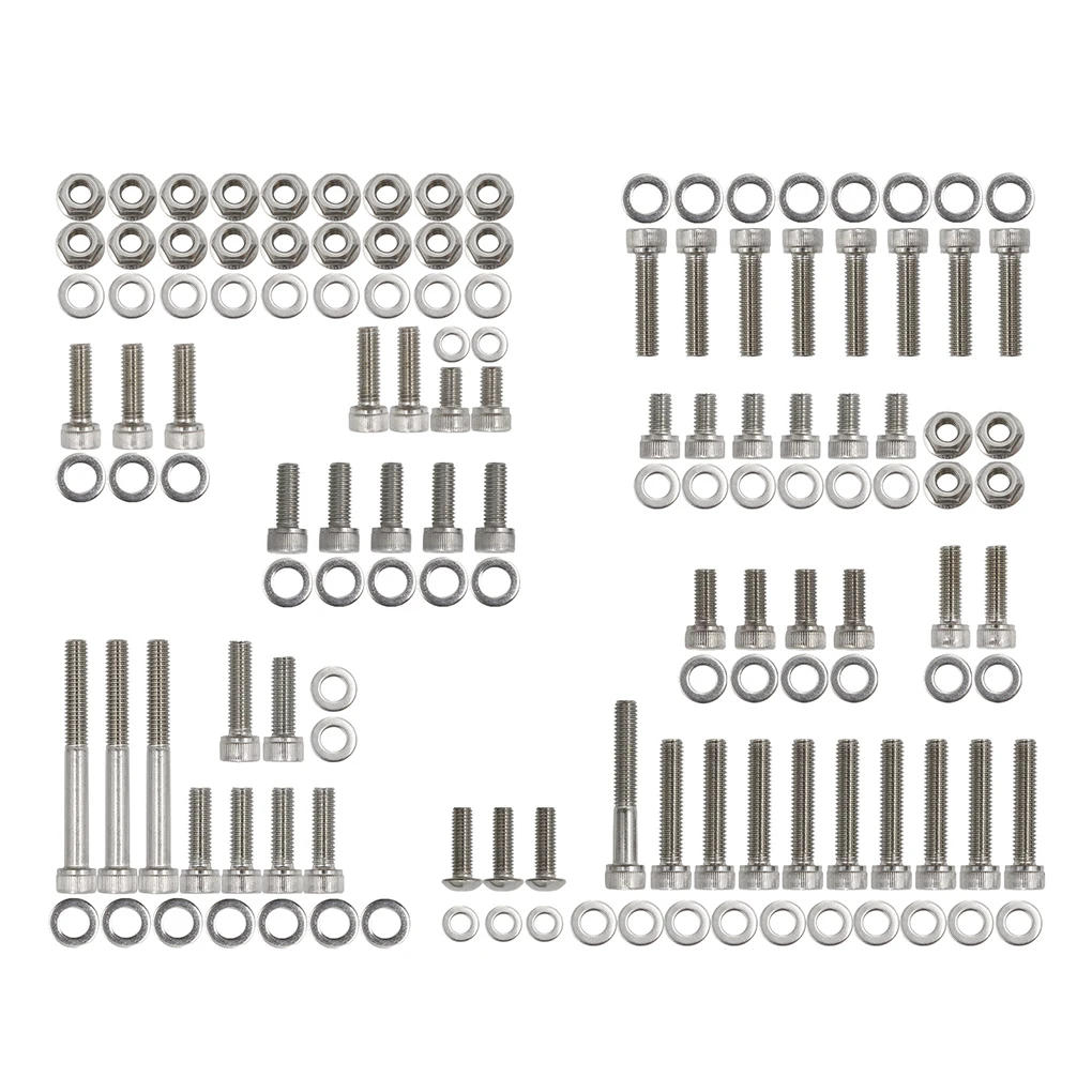 137 Pieces/Set Screws Stainless Steel Bolts Motorbike Modified Accessories Spare Parts Replacement for Banshee YFZ350
137 Pieces/Set Screws Stainless Steel Bolts Motorbike Modified Accessories Spare Parts Replacement for Banshee YFZ350