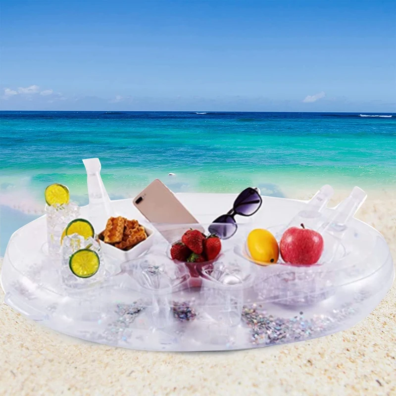 Inflatable Floating Drink Holder Premium Floating Drink Holder For Pool, Hot Tub Accessories Cooler Table Bar Tray
Inflatable Floating Drink Holder Premium Floating Drink Holder For Pool, Hot Tub Accessories Cooler Table Bar Tray