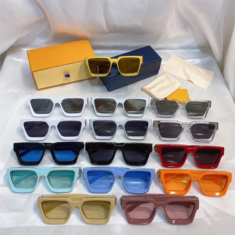 

MILLIONAIRE Sunglasses Women Summer style 1165 1.1 unisex Shiny Gold Anti-Ultraviolet Retro Plate Plank full frame fashion E
