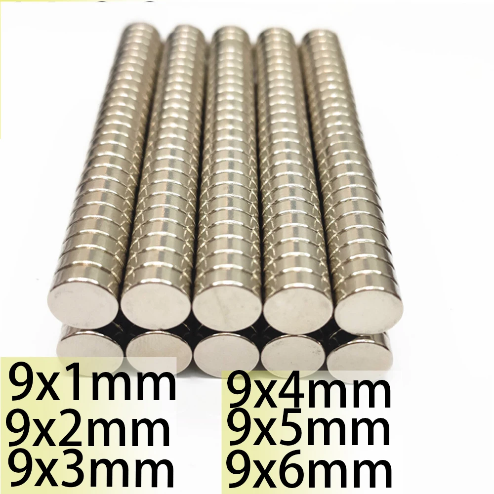 200/300pc 9x1 9x2 9x3 9x4 9x5 9x6 N35 strong disc super strong neodymium 9*1 magnets round neodymium NdFeB search magnet fridge
200/300pc 9x1 9x2 9x3 9x4 9x5 9x6 N35 strong disc super strong neodymium 9*1 magnets round neodymium NdFeB search magnet fridge