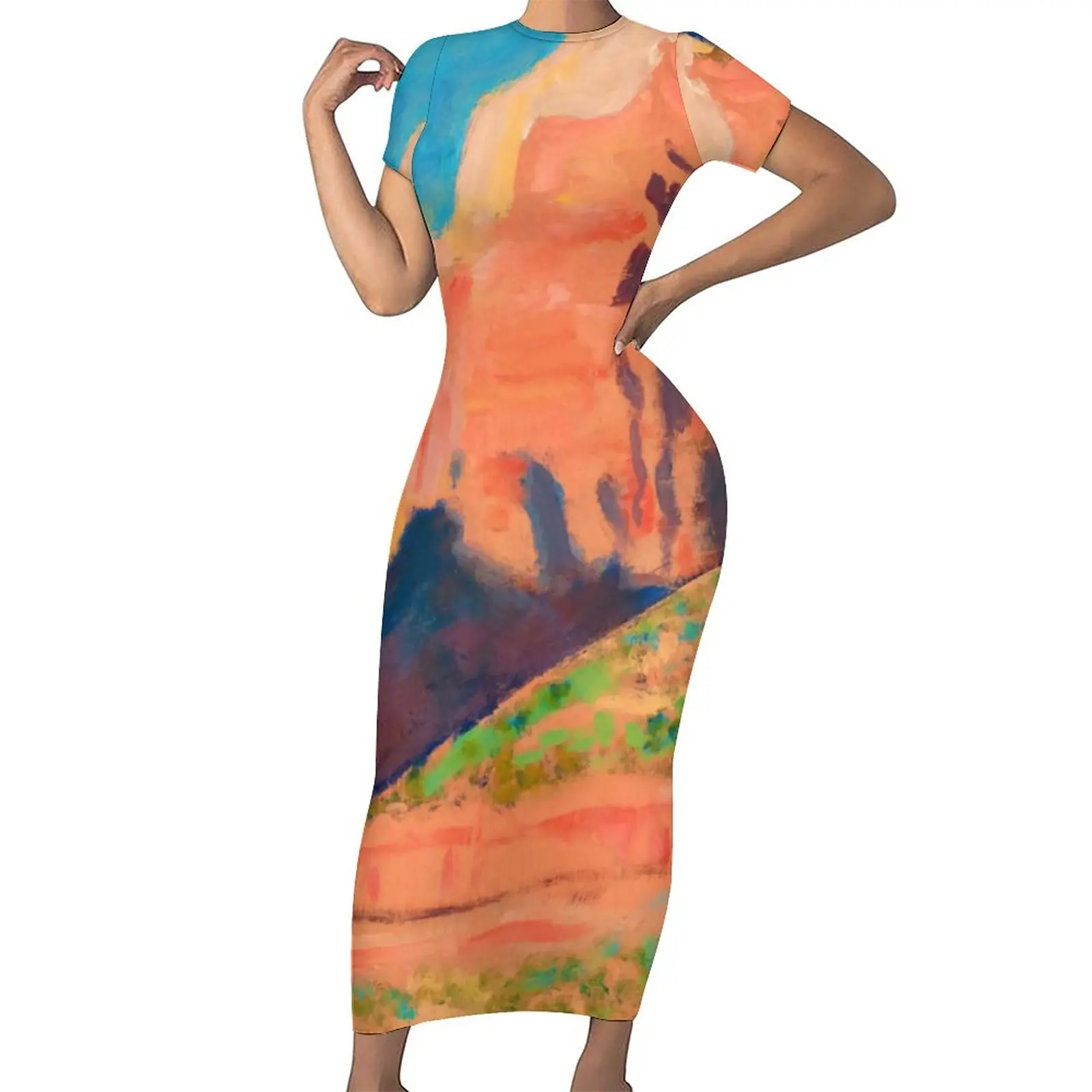 Mountain Print Dress Ladies National Park Aesthetic Bodycon Dress Spring Short Sleeve Sexy Maxi Dresses Oversized Vestidos
Mountain Print Dress Ladies National Park Aesthetic Bodycon Dress Spring Short Sleeve Sexy Maxi Dresses Oversized Vestidos