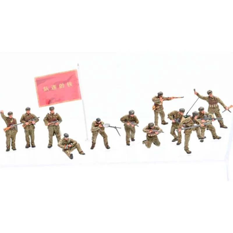 Модель 1/72 китайские народные Волонтеры Sanei, группа 12 участников, корейские войны, персонажи и куклы из озера чанцзинь, украшение для сцены
Модель 1/72 китайские народные Волонтеры Sanei, группа 12 участников, корейские войны, персонажи и куклы из озера чанцзинь, украшение для сцены