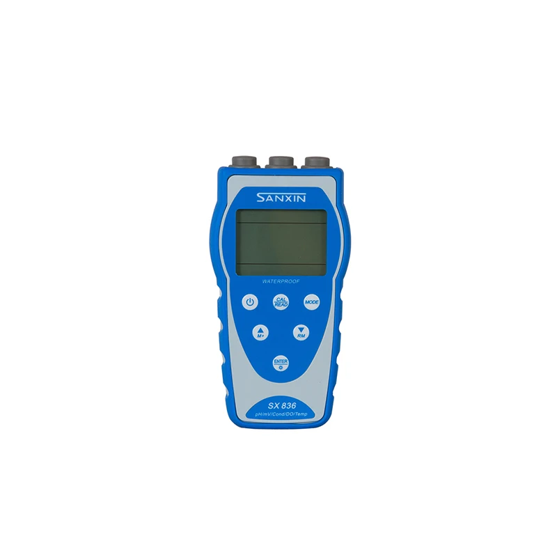 

Shanghai Sanxin SX836 portable multi-parameter PH/conductivity/dissolved oxygen meter water quality analyzer