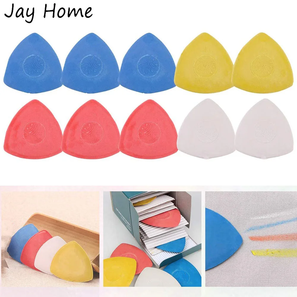 10PCS Professional Tailor's Chalk Triangle Fabric Marker Chalk Sewing Patchwork Marker Clothing Pattern DIY Sewing Accessories
10PCS Professional Tailor's Chalk Triangle Fabric Marker Chalk Sewing Patchwork Marker Clothing Pattern DIY Sewing Accessories