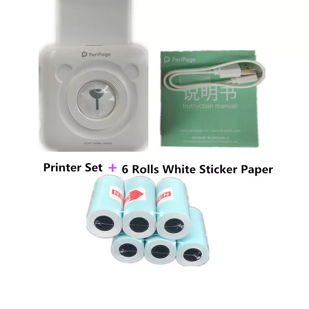 A6 Mini Peripage Pocket Thermal Photo Printer Mobile Bluetooth Portable Label Ticket Receipt POS Printer Adhesive Paper Wireless
A6 Mini Peripage Pocket Thermal Photo Printer Mobile Bluetooth Portable Label Ticket Receipt POS Printer Adhesive Paper Wireless