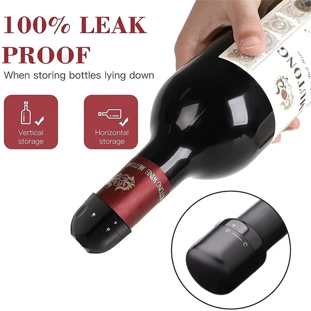 OLYGA Vacuum Reusable Red Wine Corks Champagne Bottle Sealer Cap Stopper Leak-proof Fresh Keeper for Wine Plug Bar Food grade
OLYGA Vacuum Reusable Red Wine Corks Champagne Bottle Sealer Cap Stopper Leak-proof Fresh Keeper for Wine Plug Bar Food grade