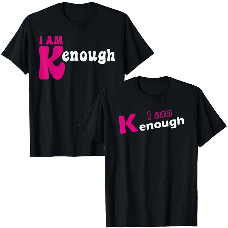 

I'm Ken I Am Ken Funny Enough Tee for Men Women T-Shirt Letters Printed Sayings Graphic Tee Tops Cool Short Sleeve Blouses Gifts