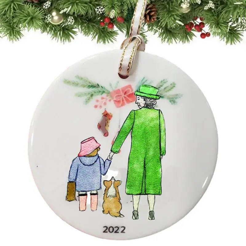 Elizabeth Queen II Christmas Ornament Queen Remembrance Hanging Ornament With Bear And Corgi Queen Elizabeth Memorabilia
Elizabeth Queen II Christmas Ornament Queen Remembrance Hanging Ornament With Bear And Corgi Queen Elizabeth Memorabilia