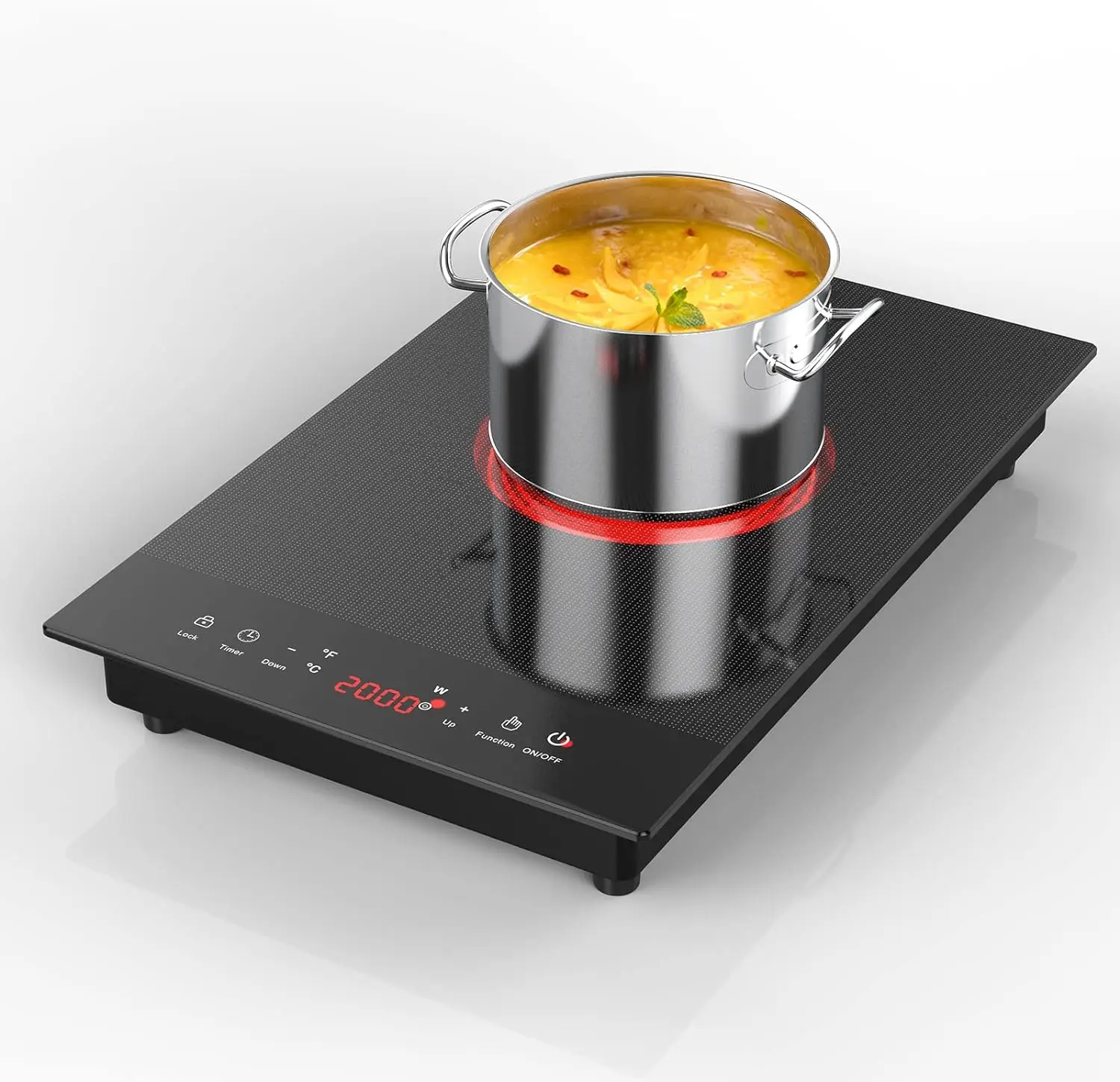 12 Inch 110v, ANHANE Hot Plates for Cooking Single Burner Portable for Kitchen 1800w Infrared Burner Stove Top, Suitable for a
12 Inch 110v, ANHANE Hot Plates for Cooking Single Burner Portable for Kitchen 1800w Infrared Burner Stove Top, Suitable for a