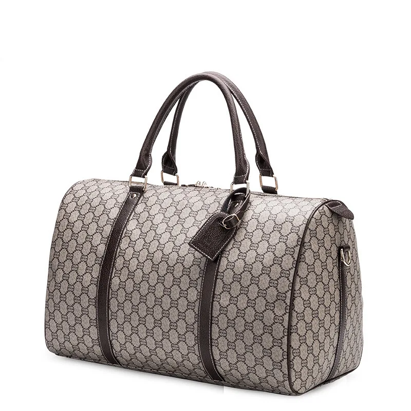 

Роскошная кожаная дорожная сумка для мужчин и женщин, чемодан для ручной клади из мягкой воловьей кожи, брендовая сумка на ремне для выходных