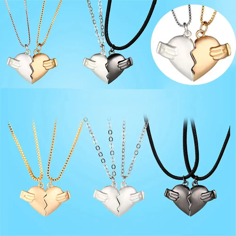 Valentine's Day Gift Charm Men Relationship Heart Break Pendant Long Distance Magnetic Couple Necklace Lovers Shape
Valentine's Day Gift Charm Men Relationship Heart Break Pendant Long Distance Magnetic Couple Necklace Lovers Shape