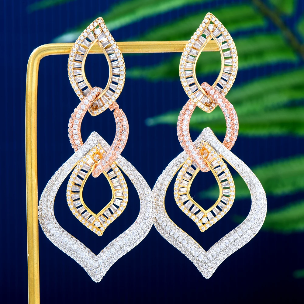Missvikki Summer Double-Sided Hanging Hollow Rhinestone Earrings Pendant Temperament women's Jewelry High Quality New Fashion
Missvikki Summer Double-Sided Hanging Hollow Rhinestone Earrings Pendant Temperament women's Jewelry High Quality New Fashion
